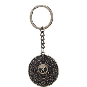 Kal-Porte-Cl&eacute;s Pirate, Avec Ou Sans Pr&eacute;nom, T&ecirc;te De Mort, Squelette, Azt&egrave;que, Personnalisable, Cadeau Pour Homme Ou Femme, Bijou De Sac - Neuf