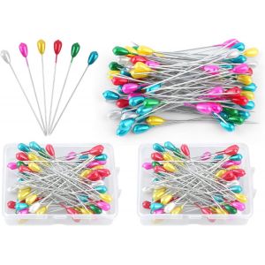 Mevronisshop-Pingles &Agrave; Couture,200 Pcs 55mm Aiguilles Couture T&ecirc;tes Color&eacute;es 55mm La Mercerie Accessoire Couture Mercerie Pour Quilting Bbijoux Bricolage D&eacute;coration Loisirs Cr&eacute;atifs D'artisanat - Neuf