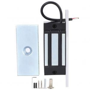 Serrure de porte magnetique en alliage d'aluminium, 60 kg, 2 fils, electrique, securite domestique, DC24 V - Neuf