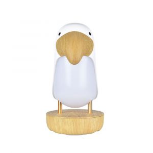 Lampe De Chevet Led Blanche Rechargeable À Intensité Variable Pour Chambre À Coucher, Veilleuse En Forme D'oiseau - Neuf