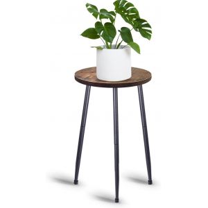 Support de plantes d'int&eacute;rieur du milieu du si&egrave;cle,table de plantes pour pots de fleurs,grand support de plantes en m&eacute;tal robuste,d&eacute;coration d'int&eacute;rieur moderne,petite table d'appoint - Neuf