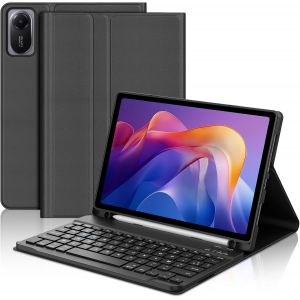 Clavier pour Xiaomi Redmi Pad 2 11"" 2025/Redmi Pad SE 2023, &Eacute;tui Clavier pour Redmi Pad 2 Magn&eacute;tique D&eacute;tachable AZERTY Layout Fran&ccedil;ais Bluetooth, Noir - Neuf