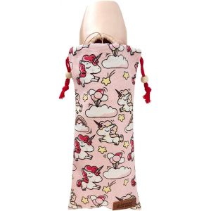 Nzqaf-Housse Chaussure Danse,Toile Pointe Latine Ballet Chaussure Sac Pink Unicorn - Neuf