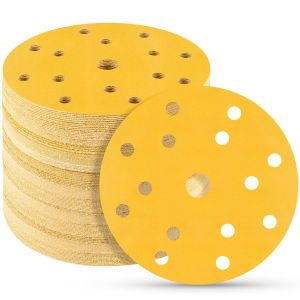 Disque a Poncer 150mm, Disque Abrasif 6 trous 50pcs Disques de ponçage 6 inch Grain 240 Disques abrasifs auto-agrippants pour Poncer/Polir/Dérouiller - Neuf