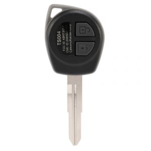 Étui à clé à distance non coupé à 2 boutons pour SX4 AGILA Noir - Neuf