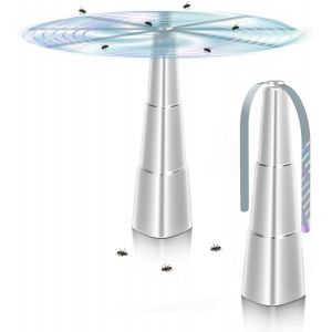Ventilateur Anti-Mouche,2 Pièces Chasse Mouche de Table Répulsifs Anti-Moustiques Répulsif à pales pour Intérieurs Extérieurs Jardin Camping Barbecue - Neuf