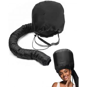 Fixation Pour S&egrave;che-Cheveux,Bonnets De S&eacute;chage Pour Casque,S&egrave;che-Cheveux Avec Bande &Eacute;lastique Pour Fixation De Capuche De S&egrave;che-Cheveux,Pour Femmes Et Filles,Cheveux Mouill&eacute;s Et &Eacute;pais &iquest; Noir - Neuf