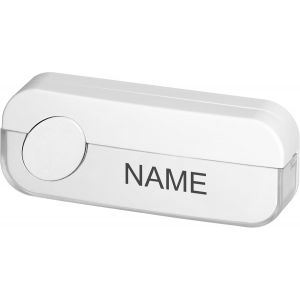 KALANKA-Bouton Poussoir Etanche de Sonnette Filaire pour Installation en Saillie Max. 230 V Courant Max. 1 A R&eacute;sistant IP44 (Blanc) - Neuf