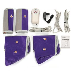 Masseur A Compression D'air Pour Les Bras Et Les Jambes, Appareil De Massage Electrique A Circulation (Prise Ue Violette) - Neuf