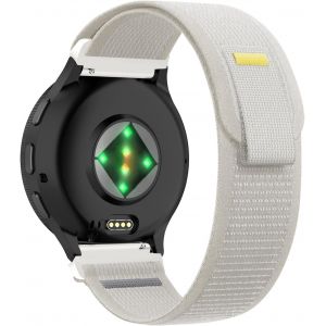 Kalanka-22mm Bracelet Pour Garmin Venu 3/Venu 2/Vivoactive 4, Nylon Bracelet Pour Garmin Forerunner 265/Forerunner 255/255 Music, Blanc - Neuf