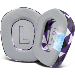 Cooling Gel Foam Cushion Pads For Logitech G733 G535 G335 Lightspeed Wireless Gaming Headset, Foam With Durable Ice Silk Fabric, Sound Insulation Foam - Neuf