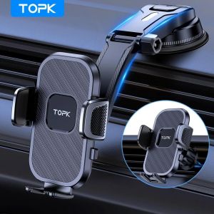 Topk-Support De T&eacute;l&eacute;phone Pour Voitures,2 En 1,Carte Prada,Grille D'a&eacute;ration,Compatible Avec Iphone,Samsung,Android.2 In 1. - Neuf
