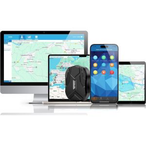 NouvelHorizonstore-Traceur GPS Voiture TK905 Sans Abonnement - 5000mAh, 90 Jours d'Autonomie, Aimant Puissant pour V&iquest;&iquest;lo, V&iquest;&iquest;hicules, Autos, Moto, Camion - Application Gratuite, Anti-Perdu, Localisateu - Neuf