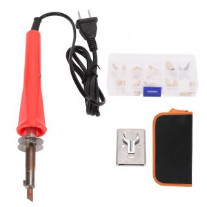 Kit de pyrogravure 25 pieces, poignee ergonomique, outils de pyrogravure multifonctionnels pour le soudage, prise americaine 110-220 V - Neuf