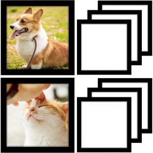 Fchhk-Lot De 8 Cadre Photo Magnetique, 25x25cm Cadre Diamond Painting, Cadre Magnetique Pour Les Affichages Publicitaires, Les Photos - Neuf