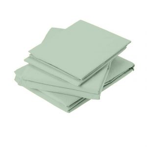 Drap Plat En Coton Lav&eacute; - Neuf