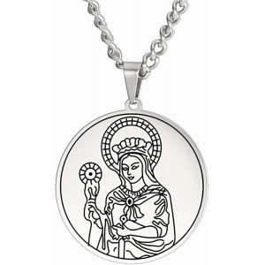 Kal-Collier Vierge Marie Médaille Miraculeuse Collier Saint Patron Notre Dame De Guadalupe Virgen De Guadalupe Mère Marie Amulette Bijoux Catholiques Cadeau Religieux Femmes Hommes - Neuf