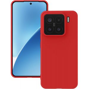 LORANKA-Coque de protection pour Xiaomi 15 - En silicone de qualit&eacute; sup&eacute;rieure - Avec toucher soyeux - Ultra fine - R&eacute;sistante aux chocs et aux rayures - Rouge - Neuf