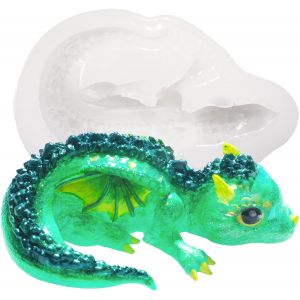Moule En R&eacute;sine De 7,6 Cm En Forme D'aile De Dragon Pour &Eacute;poxy, Pl&acirc;tre, C&eacute;ramique, Argile Polym&egrave;re, B&eacute;ton, Moulage De Ciment, D&eacute;coration De G&acirc;teau Fondant - Neuf