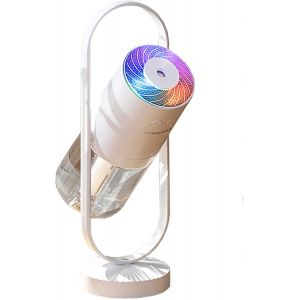 Humidificateur à brume fraîche - Mini humidificateur portable avec lumières LED, humidificateur d'air portable USB ultra-silencieux, adapté aux bébés, aux chambres, au bureau et aux voyages - Neuf