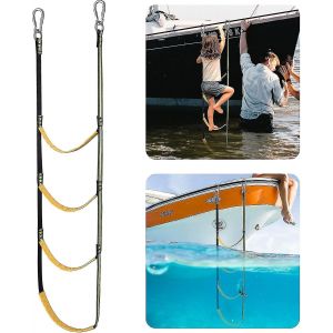 Échelle De Corde Pour Bateau, Rallonge D'échelle De Corde Portable Pour Bateau Gonflable, Kayak - Neuf