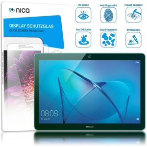 Verre Trempé Compatible Avec Huawei Mediapad T3, Protection D'Écran Complet Integrale Film Protège Tablette Portable, 9H Dureté Screen-Protector Remplacement Vitre Résistant - Transparent[Z1397] - Neuf