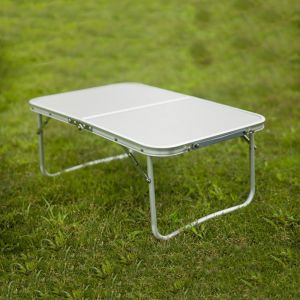 Ulteronixshop-Table de camping pliante en aluminium, petite table pliable l&eacute;g&egrave;re pour ext&eacute;rieur, int&eacute;rieur, pique-nique, cuisine, plage, p&ecirc;che, jardin, barbecue - Neuf