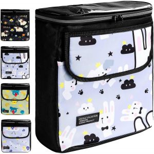 Kal-Sacoche De Vélo Pour Enfant - Sac De Guidon De Vélo Pour Enfant - Étanche - Pour Vélo À Tricycle - Scooter - Panier De Vélo Pour Enfants - Sac De Guidon De Vélo - Ajustement Universel (Lapin) - Neuf