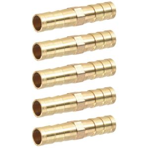 Connecteur cannelé pour tuyau d'air et de gaz,diamètre intérieur de 6 mm,5 pièces - Neuf