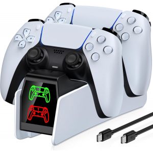 Station De Recharge Pour Contr&ocirc;leur Ps5 - Neuf