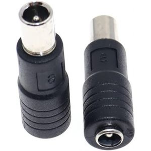 KALANKA-DC 8 mm m&acirc;le vers DC 5,5 mm Femelle Adaptateur de connecteurs pour Xiaomi M365/1S/Lite/MI 3/Pro/Pro 2 /Ninebot Scooter Trotinette Electrique Chargeur de Batterie -1 pi&egrave;ce - Neuf