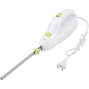 Checarzhn--No1-Couteau À Pain Électrique, Couteau À Viande Congelé Électrique Avec Moteur Puissant De 110 W, Lame En Acier Inoxydable Portable Pour Couper La Viande, Le Pain, Le Fromage - Neuf