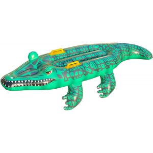 Cap-Planche De Surf Gonflable En Crocodile,Gonflable Tapis Flottant De Piscine Crocodile Gonflable Géant Jouet Alligator Gonflable Long Glacière Flottante Gonflable Pour Piscine Pvc Green - Neuf