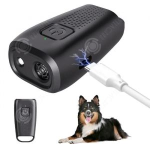 Inn Dispositif Anti Aboiement 300mah 40khz Répulsif À Ultrasons Pour Chiens, Appareil De Dressage Portatif À Double Sonde Avec Led - Neuf