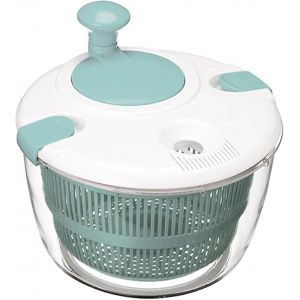 Letnerny-Essoreuse &Agrave; Salade - Grande Essoreuse &Agrave; Salade De 5 L - Essoreuse &Agrave; Salade Manuelle Multifonction Rapide Et Facile - S&eacute;choir &Agrave; L&eacute;gumes - Machine &Agrave; Laver Et S&eacute;cher Les Fruits - Bleu - Neuf