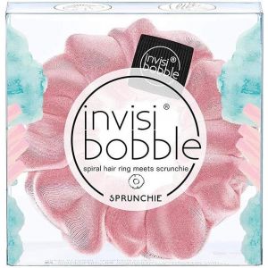 Kal-Chouchou Cheveux Rose Sprunchie Prima Ballerina - Chouchou Cheveux Femme Et Homme En Velours Avec Un Elastique En Spirale À L'interieur - Neuf