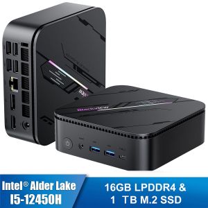 Mini PC Blackview MP100 Pro Intel®Alder Lake I5-12450H 4.4GHz Max 16 Go 1 To/SSD 4To,Windows 11 Pro,Wifi 6, 4K UHD 144 Hz - Gris - Neuf