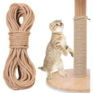 Corde Arbre À Chat,Corde En Sisal Pour Arbre À Chat,Pour Réparation Et Remplacement De Scratch Pilier Décoration - Neuf