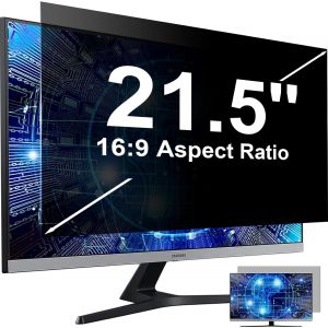 21.5 Pouces Filtre De Confidentialité Premium, Amovible Film Ecran Ordinateur Confidentialité Portable, Protection D'Écran Pc Pour 21.5 Pouces 16:9 Moniteur Widescreen Computer - Neuf