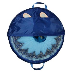 Noir professionnel Ballet Tutu sac fille rose imperméable Oxford pliable doux Ballet sac Ballet Tutu étui paquet bleu marine BG01A-Diameter 80CM-Navy Bleu - Neuf