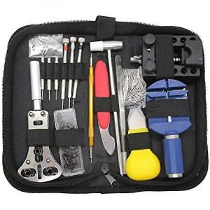 Kit De Réparation De Montre (147 Pièces) Kit De Réparation De Montre Retrait De Bracelet Ouvre-Fond Réparation De Montre Fixation Et Ajustement - Neuf