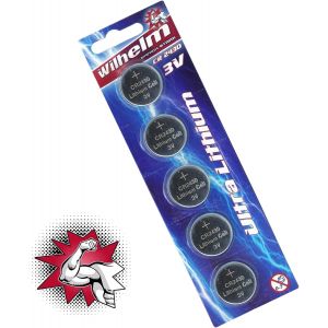 lbgwp60-Cr2430 Lot De 5 Piles Bouton Au Lithium 3 V 270 Mah Ø 24,3 X 3 Mm - Neuf
