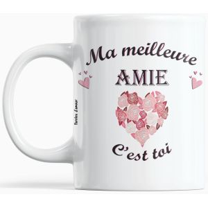 Eryi-Cadeau Amie Ma Meilleure Amie C'est Toi Mug D'amitié Original Pour Meilleures Amies Offrir Cette Tasse À Message Pour Copine À L`Occasion De Son Anniversaire Fête De Noël - Neuf