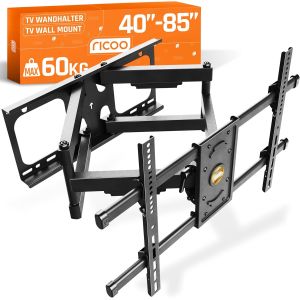 MEVRONISSHOP-Support Murale TV Orientable S4964 Inclinable Universel 42-75" (107-191cm) Fix ation Mural T&eacute;l&eacute;vision LED/LCD/Incurv&eacute;e VESA 300 x 200-600 x 400 - Neuf