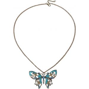 Kal-Collier Femme Papillon Élégant En Alliages Bijoux Mode Pour Cadeau Anniversaire Femme - Neuf