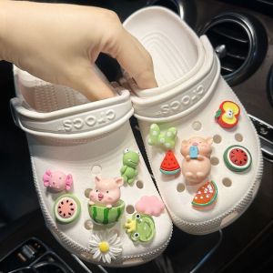 13 Pièces De Nouilles De Cochon Pastèque, Accessoires Pour Chaussures Pour Breloques Crocodiles - Neuf