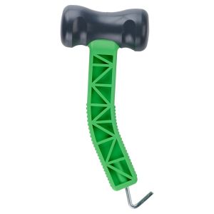 Camp Active Marteau De Camping Avec Extracteur De Piquets Accessoires De Camping - Maillet Caoutchouc - Neuf