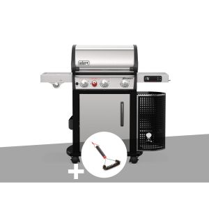 Barbecue gaz Spirit Premium SPX-335 GBS + Brosse de nettoyage en forme de T - Neuf