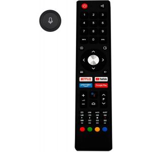 Gcbltv02Adbbt Replacement Voice Remote Control Suitable For Changhong Chiq Saba Syinix Smart Tv L32H7S L40H7A L50H7A U55Ip7Uhd U58H7A U65H7S Gcbltv02 Adbbt U43H7A U50H7A - Neuf