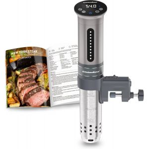 Cuiseur Sous Vide,1100W,IPX7 Imperméable à l'eau,Calculateur d'Immersion de Cuisinière,Thermostat Réglable pour un Contrôle Précis de la Température - Neuf